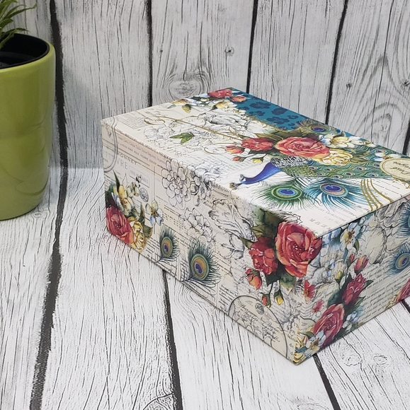 Punch Studio Leopard Peacock 3-Compartment Organizer - Picture 5 of 13